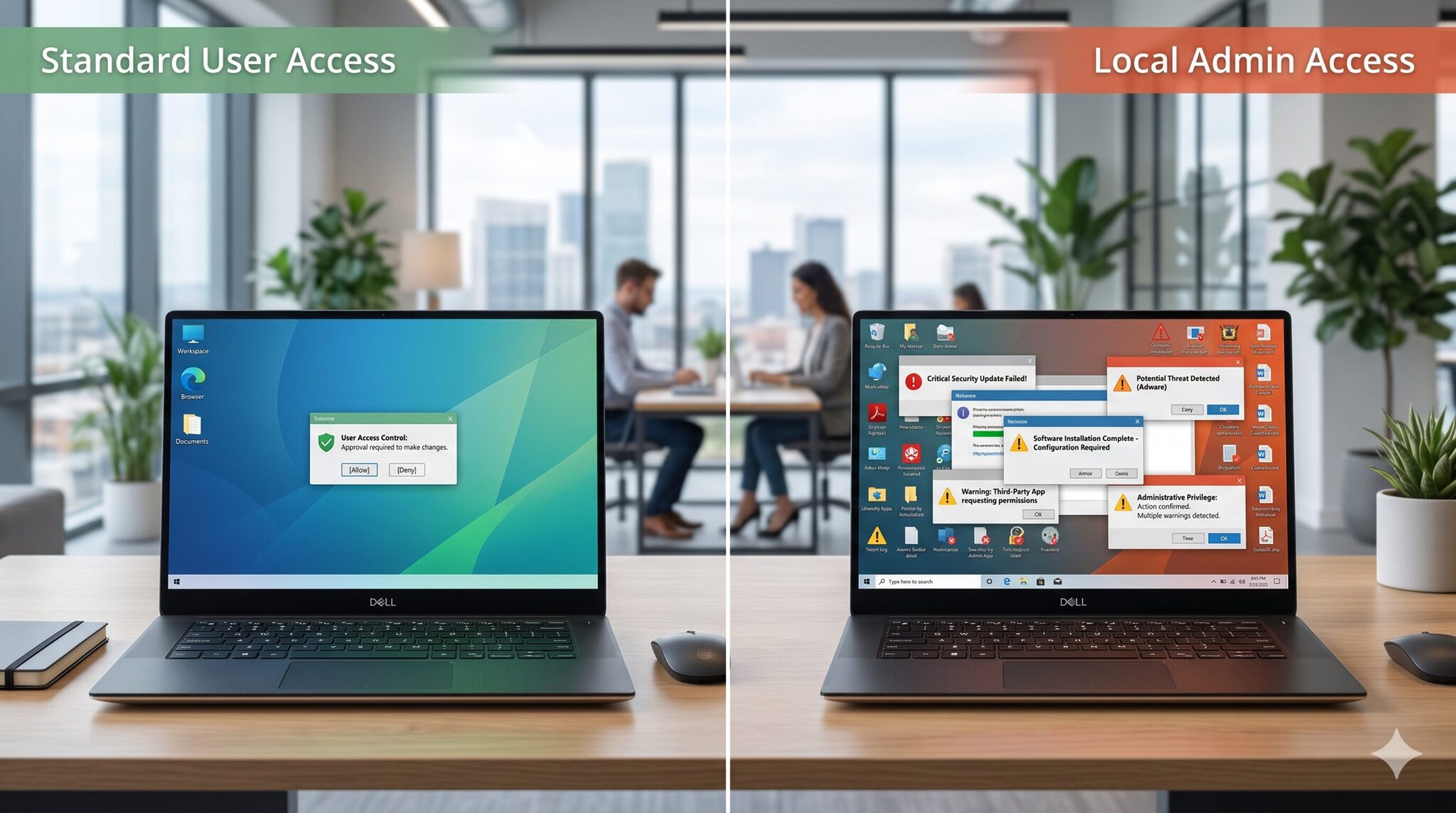The Hidden Cost of Local Admin Access for Chicago Businesses