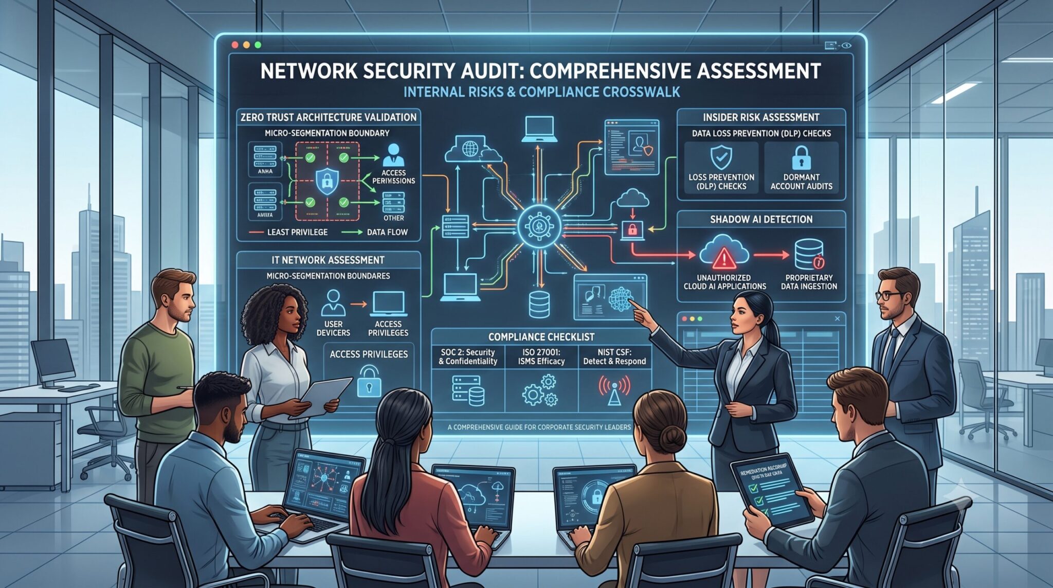 Navigating Compliance, Internal Threats, and Network Assessments